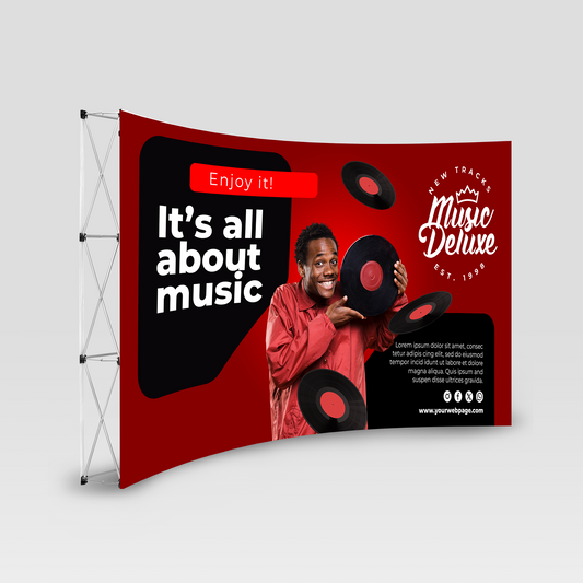 Wall Banner - Curved