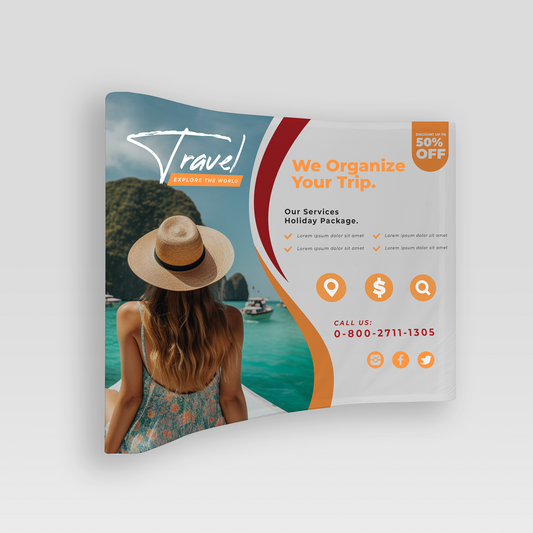 Wall Banner - Curved + wrap