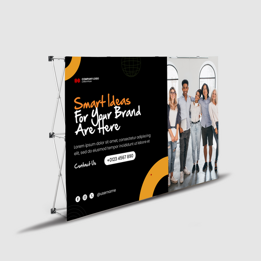 Wall Banner - Straight - Single Sided