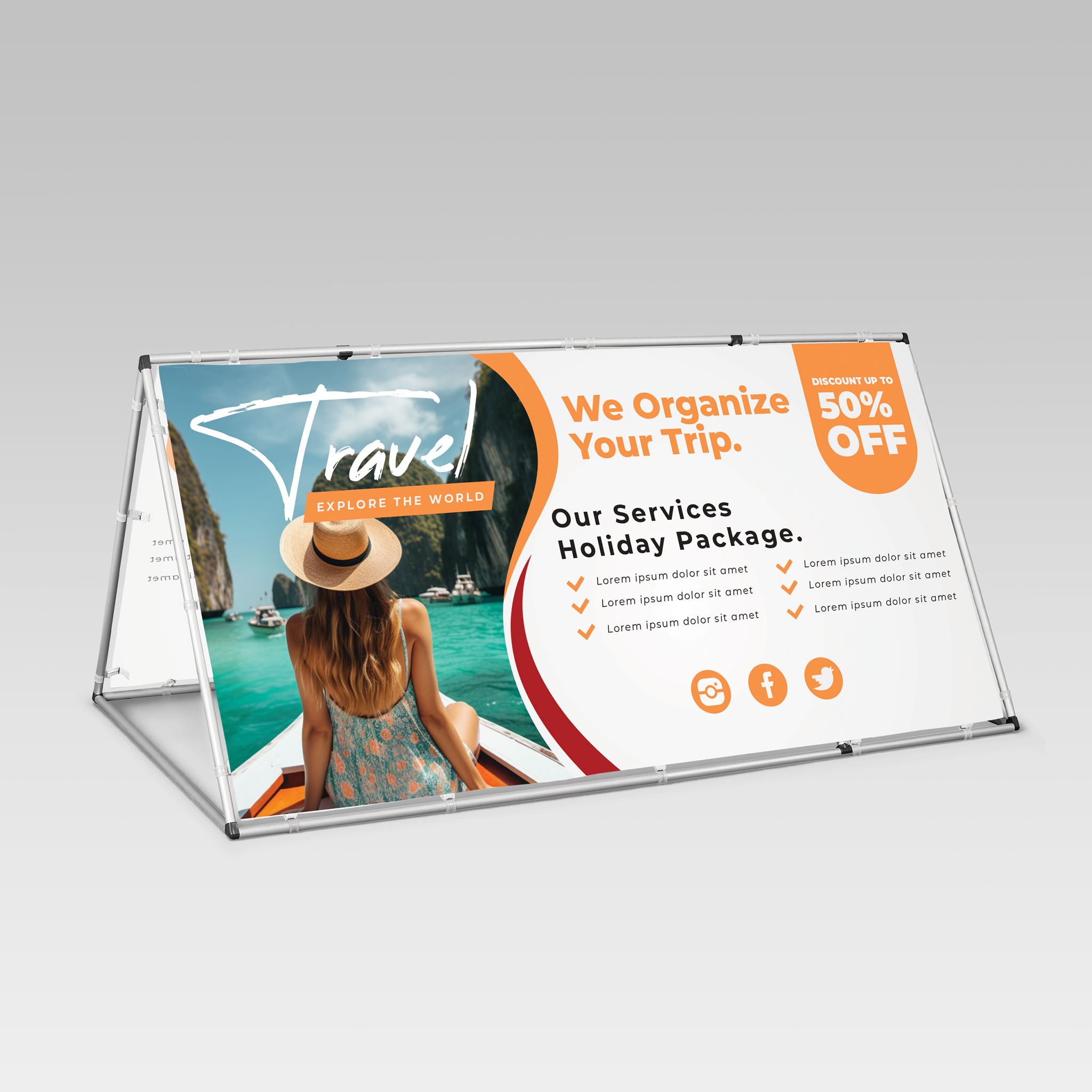 Frame In Banner A-Frame Banner – Print Nonstop
