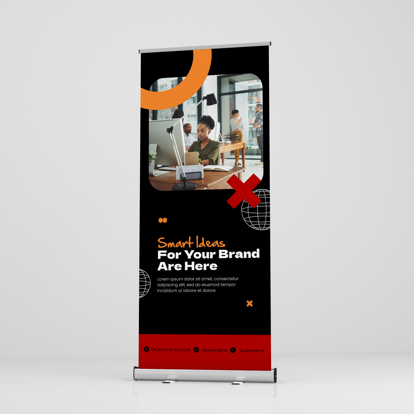Pull-Up Banner + Econo Stand